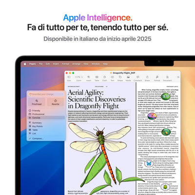 Apple MacBook Air 15'' M4 chip 10-core CPU 10-core GPU, 16GB, 256GB SSD - Argento [MW1G3T/A]