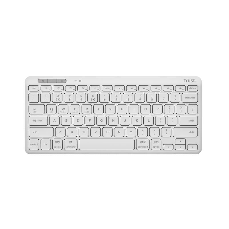 Trust Lyra tastiera RF senza fili + Bluetooth QWERTY Italiano Bianco [25143]