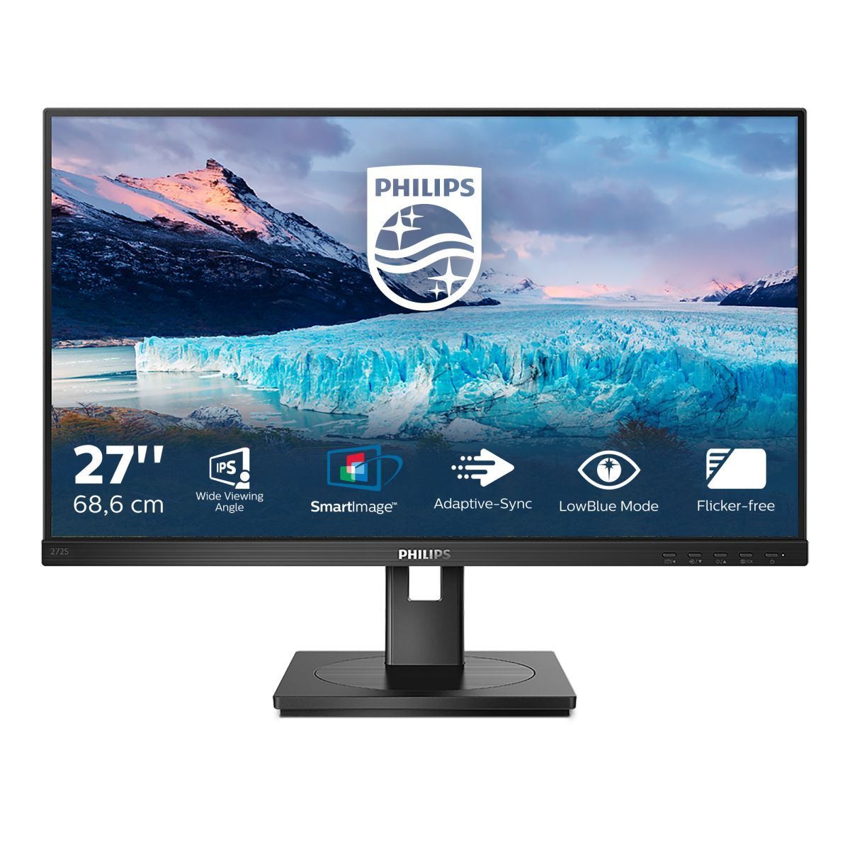 Philips S Line 272S1AE/00 Monitor PC 68,6 cm (27") 1920 x 1080 Pixel Full HD LCD Nero [272S1AE/00]