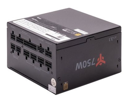 ITEK ALIMENTATORE, 750W,80PLUS GOLD, ATX 3.1, FDB FAN, COND GIAPPONESI, MODULARE [ITPSEGBI750]