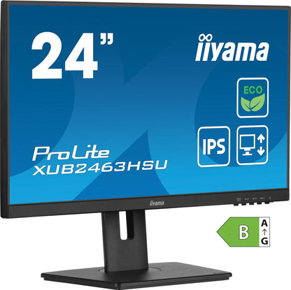 iiyama ProLite XUB2463HSU-B1 Monitor PC 61 cm (24") 1920 x 1080 Pixel Full HD LED Nero [XUB2463HSU-B1]