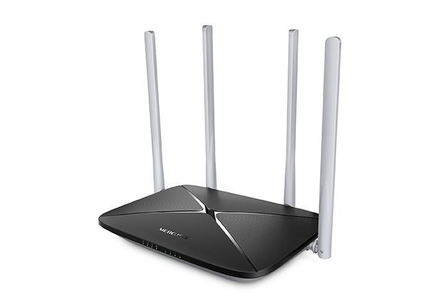 Mercusys AC12 router wireless Fast Ethernet Dual-band (2.4 GHz/5 GHz) Nero [AC12]