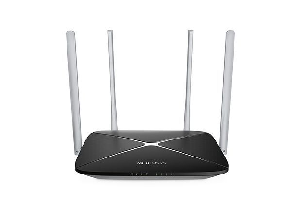 Mercusys AC12 router wireless Fast Ethernet Dual-band (2.4 GHz/5 GHz) Nero [AC12]