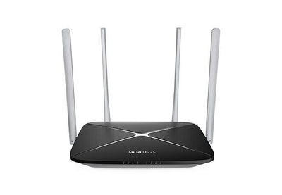 Mercusys AC12 router wireless Fast Ethernet Dual-band (2.4 GHz/5 GHz) Nero [AC12]
