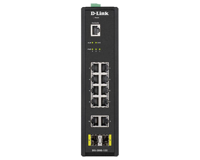 D-Link DIS-200G-12S switch di rete Gestito L2 Gigabit Ethernet (10/100/1000) Nero [DIS-200G-12S]