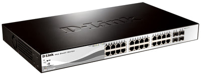 D-Link DGS-1210-28P Gestito L2 Gigabit Ethernet (10/100/1000) Supporto Power over Ethernet (PoE) 1U [DGS-1210-28P/E]