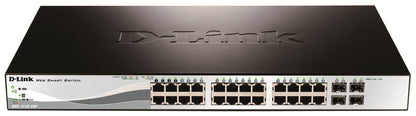 D-Link DGS-1210-28P Gestito L2 Gigabit Ethernet (10/100/1000) Supporto Power over Ethernet (PoE) 1U [DGS-1210-28P]