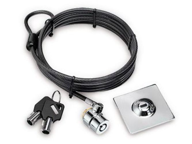 Hamlet Tablet Pc Lock cavo di sicurezza con lucchetto a chiave per tablet, tv e monitor di 200cm [XNBTLOCK20K]