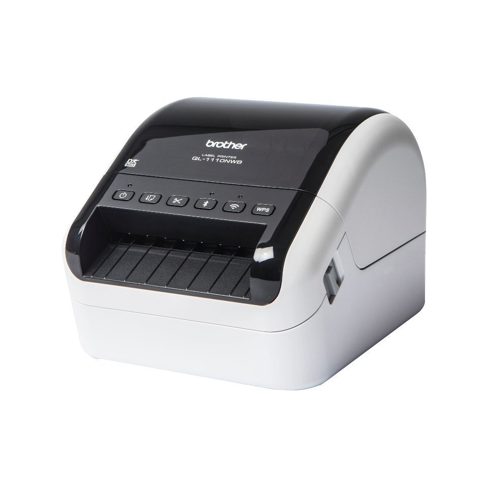 Brother QL-1110NWBC stampante per etichette (CD) Termica diretta 300 x 300 DPI 110 mm/s Con cavo e senza cavo DK Wi-Fi Bluetooth [QL1110NWBCUA1]