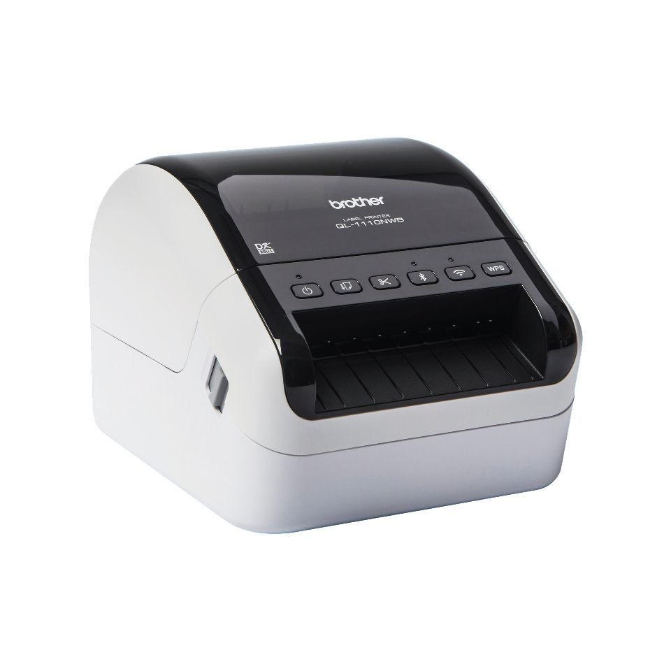 Brother QL-1110NWBC stampante per etichette (CD) Termica diretta 300 x 300 DPI 110 mm/s Con cavo e senza cavo DK Wi-Fi Bluetooth [QL1110NWBCUA1]