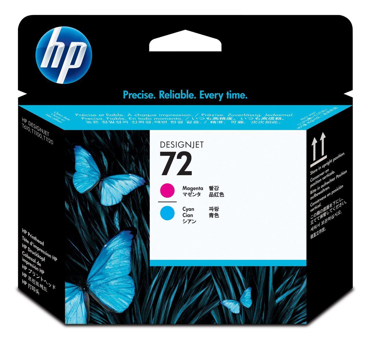 HP Testina di stampa magenta e ciano 72 [C9383A]