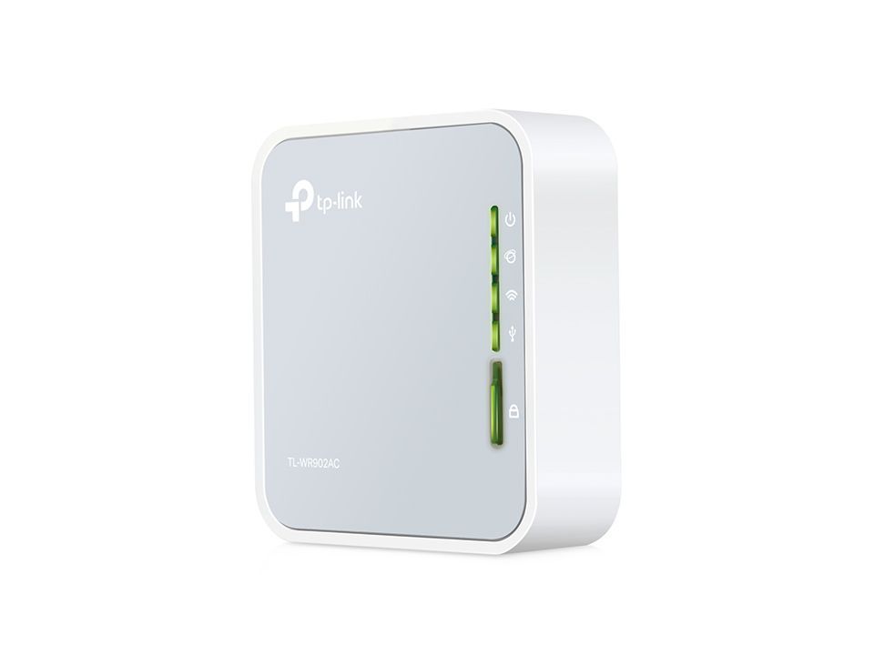TP-Link TL-WR902AC router wireless Fast Ethernet Dual-band (2.4 GHz/5 GHz) 4G Bianco [TL-WR902AC]