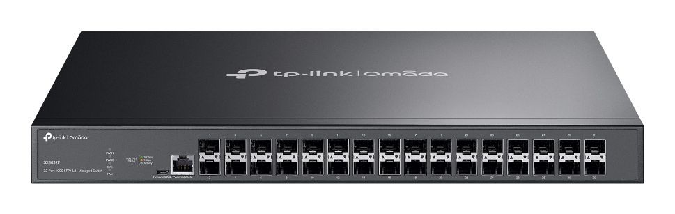 TP-Link Omada SX3032F switch di rete Gestito L2+ Nero [SX3032F]