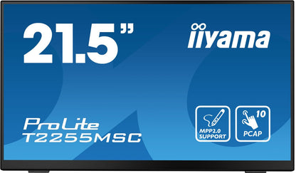 iiyama ProLite T2255MSC-B1 Monitor PC 54,6 cm (21.5") 1920 x 1080 Pixel Full HD LCD Touch screen Nero [T2255MSC-B1]