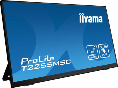 iiyama ProLite T2255MSC-B1 Monitor PC 54,6 cm (21.5") 1920 x 1080 Pixel Full HD LCD Touch screen Nero [T2255MSC-B1]