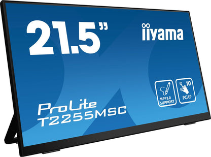 iiyama ProLite T2255MSC-B1 Monitor PC 54,6 cm (21.5") 1920 x 1080 Pixel Full HD LCD Touch screen Nero [T2255MSC-B1]