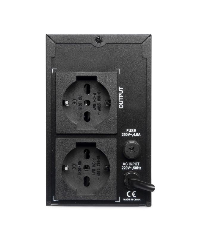 Vultech UPS1000VA-LFP gruppo di continuità (UPS) A linea interattiva 1 kVA 530 W 2 presa(e) AC [UPS1000VA-LFP]