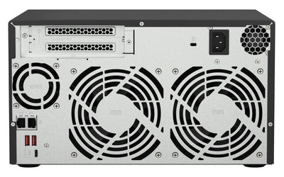 QNAP TS-873A NAS Tower Ryzen Embedded V1500B 8 GB DDR4 0 TB QNAP Turbo System Nero [TS-873A-8G]