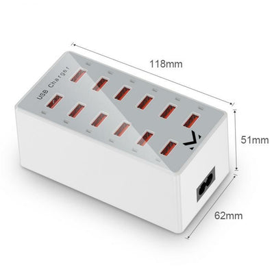 New Majestic 770532 WH Caricabatterie per dispositivi mobili Computer portatile, Smartphone, Tablet Bianco USB Interno [770532WH]