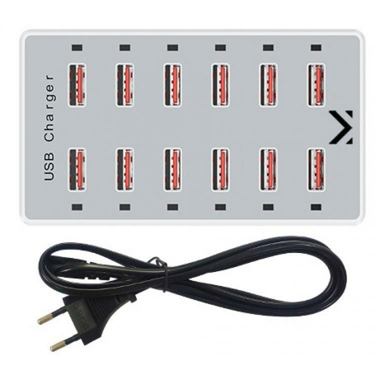 New Majestic 770532 WH Caricabatterie per dispositivi mobili Computer portatile, Smartphone, Tablet Bianco USB Interno [770532WH]