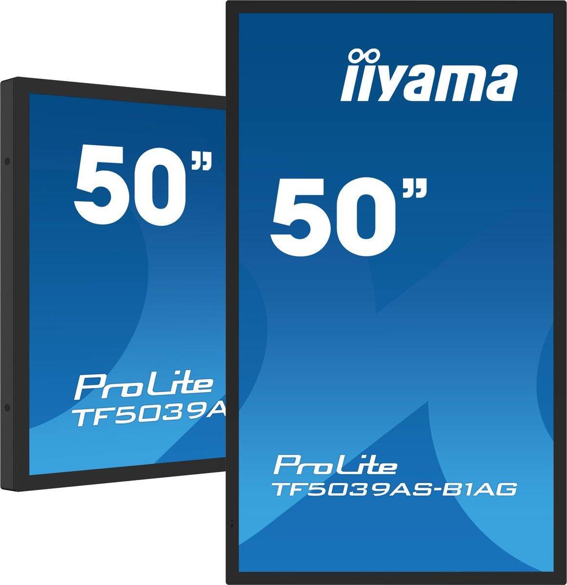 iiyama TF5039AS-B1AG visualizzatore di messaggi Pannello piatto per segnaletica digitale 125,7 cm (49.5") LED 500 cd/m 4K Ultra HD Nero Touch screen Processore integrato Android 24/7 [TF5039AS-B1AG]