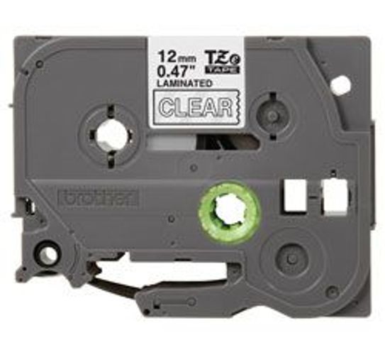 Brother TZE-135 nastro per etichettatrice Bianco su trasparente [TZE135]