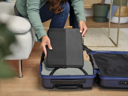 Trust Lisboa 33,8 cm (13.3") Custodia a tasca Nero, Grigio [25350]