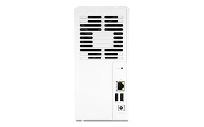 QNAP TS-233 server NAS e di archiviazione Tower ARM Cortex-A55 2 GB 0 TB QNAP QTS Bianco [TS-233]