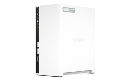 QNAP TS-233 server NAS e di archiviazione Mini Tower ARM Cortex-A55 2 GB 0 TB QNAP QTS Bianco [TS-233]