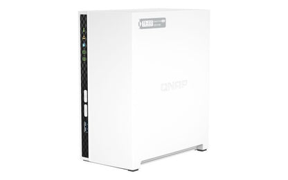 QNAP TS-233 server NAS e di archiviazione Mini Tower ARM Cortex-A55 2 GB 0 TB QNAP QTS Bianco [TS-233]