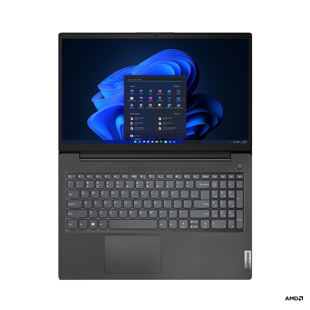 Lenovo V15 G4 AMN AMD Ryzen 3 7320U Computer portatile 39,6 cm (15.6") Full HD 8 GB LPDDR5-SDRAM 256 GB SSD Wi-Fi 5 (802.11ac) Windows 11 Pro Nero [82YU00TYIX]