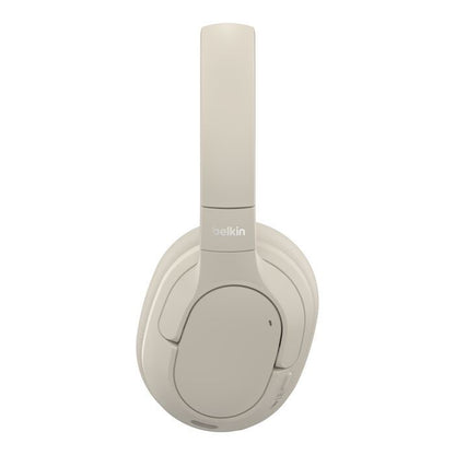 Belkin AUD008HQSA cuffia e auricolare Cuffie Wireless A Padiglione Musica e Chiamate USB tipo-C Bluetooth Sabbia [AUD008HQSA]