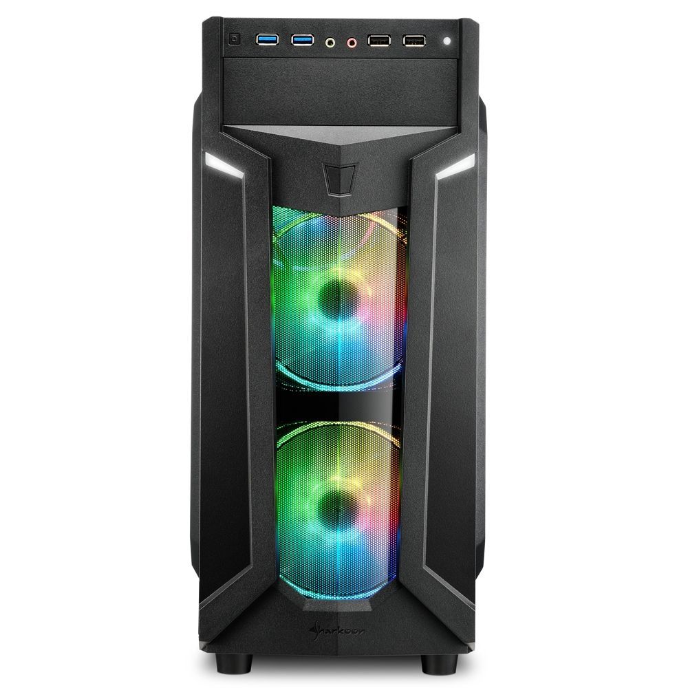 Sharkoon VG6-W RGB Midi Tower Nero [VG6-WRGB]