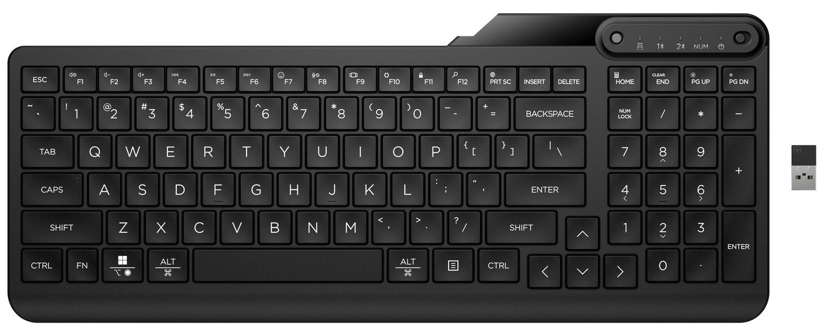 HP 475 DUAL-MODE WIRELESS KEYBOARD [7N7B9AA#ABZ]