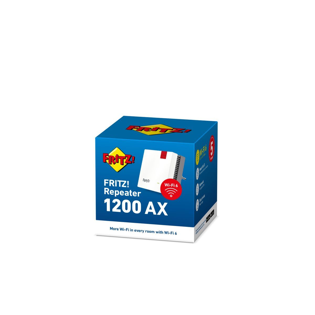 FRITZ!Repeater 1200 AX Ripetitore di rete 2400 Mbit/s Bianco [20002973]