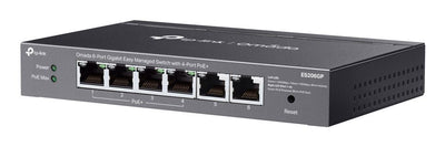 TP-Link Omada ES206GP switch di rete Gestito Gigabit Ethernet (10/100/1000) Supporto Power over Ethernet (PoE) Nero [ES206GP]