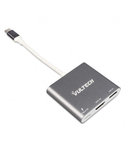 Vultech ATC-01 adattatore grafico USB 3840 x 2160 Pixel Argento [ATC-01]