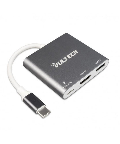 Vultech ATC-01 adattatore grafico USB 3840 x 2160 Pixel Argento [ATC-01]