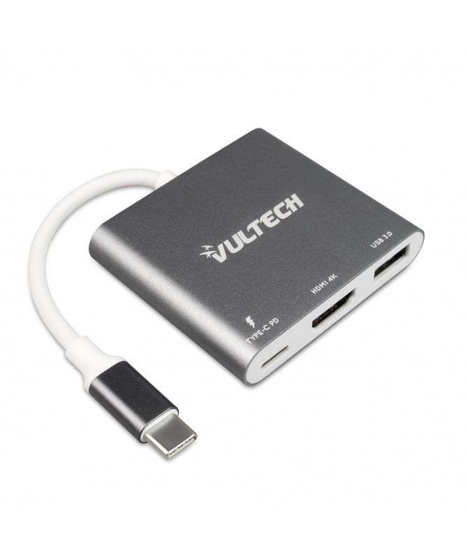 Vultech ATC-01 adattatore grafico USB 3840 x 2160 Pixel Argento [ATC-01]