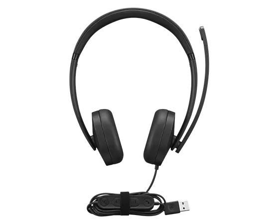 Lenovo 4XD1P83425 cuffia e auricolare Cablato A Padiglione Musica e Chiamate USB tipo A Nero [4XD1P83425]