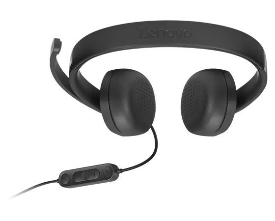 Lenovo 4XD1P83425 cuffia e auricolare Cablato A Padiglione Musica e Chiamate USB tipo A Nero [4XD1P83425]