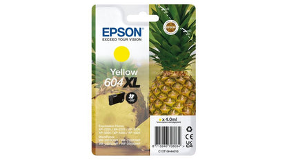 Epson 604XL cartuccia d'inchiostro 1 pz Originale Resa elevata (XL) Giallo [C13T10H44010]