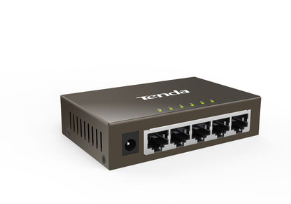 Tenda TEG1005D switch di rete Non gestito Gigabit Ethernet (10/100/1000) Grigio [TEG1005D]