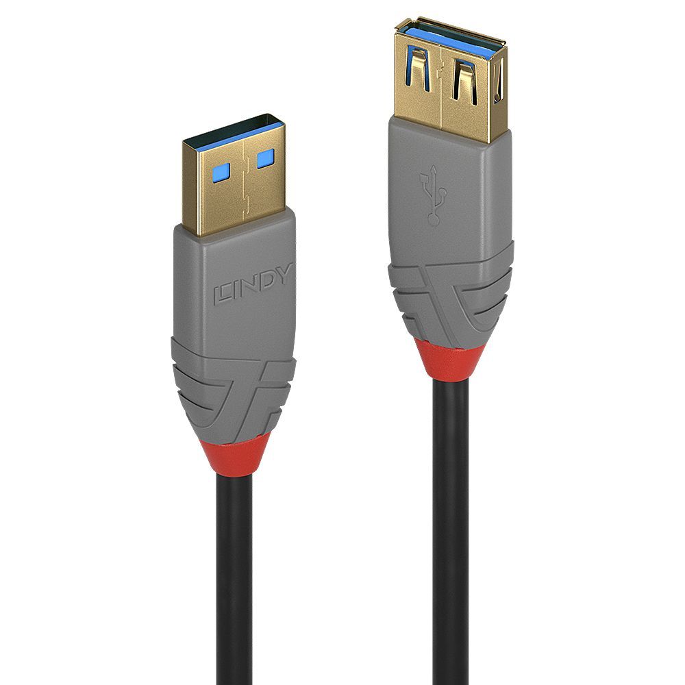 Lindy Prolunga USB 3.2 Tipo A, Anthra Line, 1m [LINDY36761]