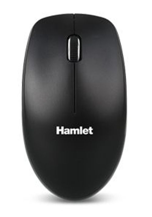 Hamlet XMICERF-24GS mouse Universale Ambidestro RF Wireless + USB Type-A Ottico 1000 DPI [XMICERF-24GS]