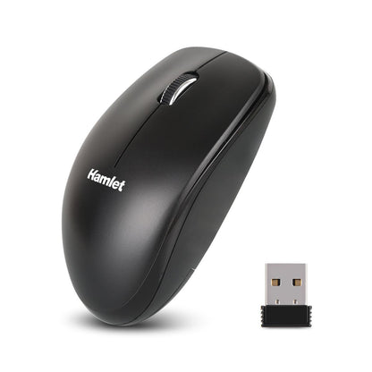 Hamlet XMICERF-24GS mouse Universale Ambidestro RF Wireless + USB Type-A Ottico 1000 DPI [XMICERF-24GS]
