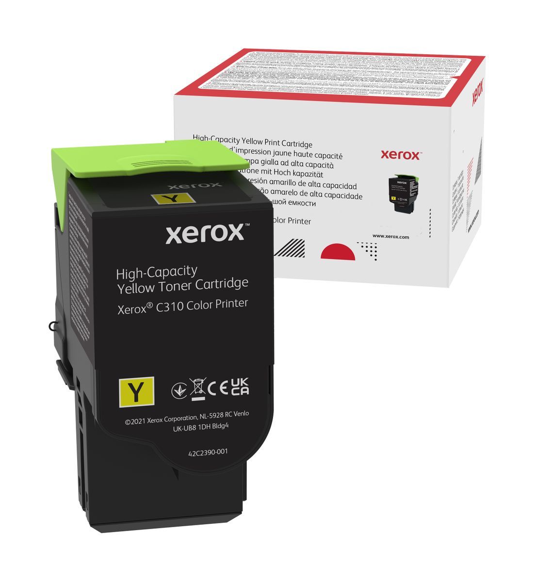 Xerox Cartuccia toner Giallo a Alta capacità da 5500 Pagine per Stampante a colori  C310/multifunzione a colori  C315 (006R04367) [006R04367]