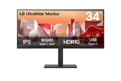 LG 34BA75QE-B Monitor PC 86,4 cm (34") 3440 x 1440 Pixel Wide Quad HD LCD Nero [34BA75QE-B.AEU]