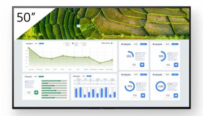 Sony FW-50BZ30L visualizzatore di messaggi Pannello piatto per segnaletica digitale 127 cm (50") LCD Wi-Fi 440 cd/m 4K Ultra HD Nero Android 24/7 [FW-50BZ30L]