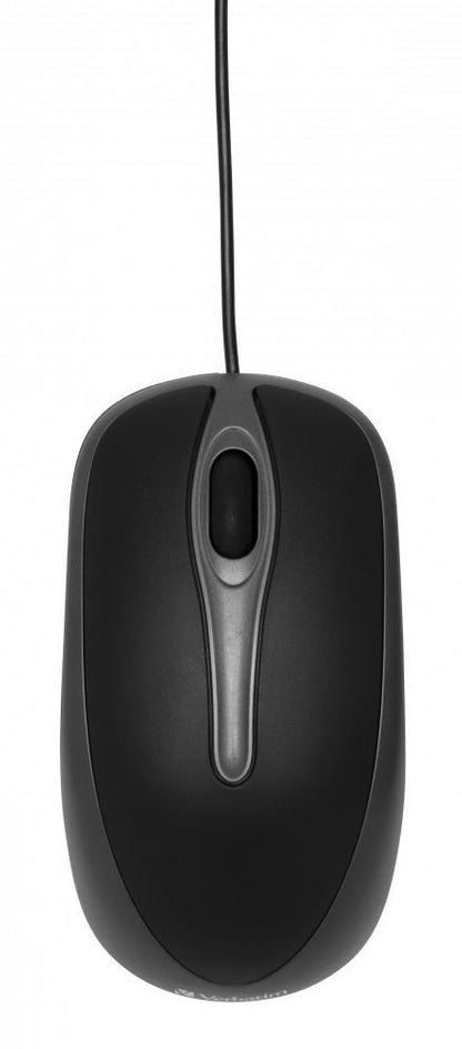 Verbatim 49019 mouse USB tipo A Ottico 1000 DPI Ambidestro [49019]